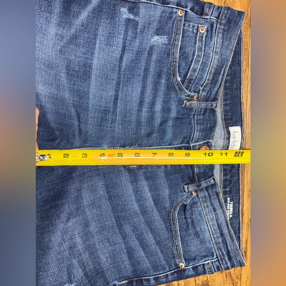 Nicole Miller Tribeca Mid Rise Straight Jeans Size 12